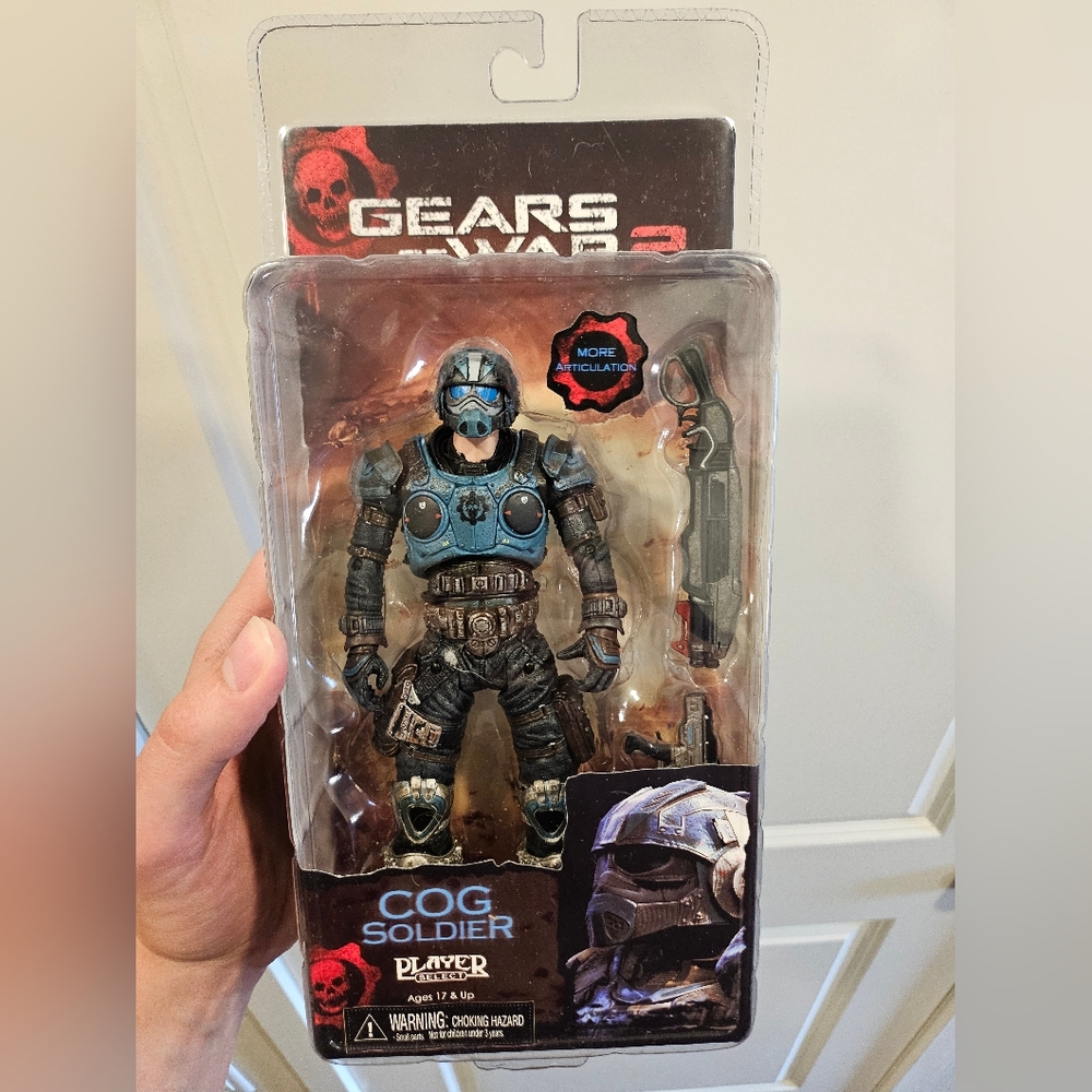 NECA Gears of War 2 COG Soldier RARE Variant | New In Box